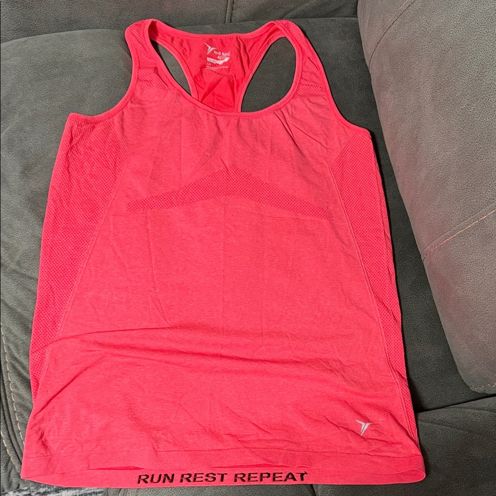 Puma Vivid Red Motivational Tank Top